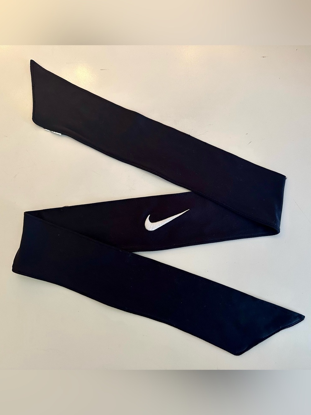 Black Nike Dri-Fit Head Tie